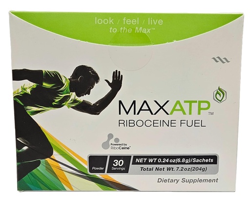 [BRSWKYYFB4HQYDTK] Max ATP, Riboceine Fuel, 30 Packets (0.24 Ounce), 30 Servings