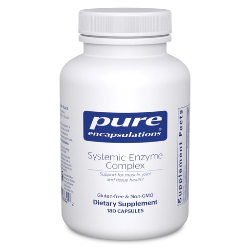 [BRSWIYALPIIQMETE] Pure Encapsulations Systemic Enzyme Complex - Supports Muscle Recovery & Joint Health - for Immune Health* - Gluten Free & Non-GMO - 180 Capsules