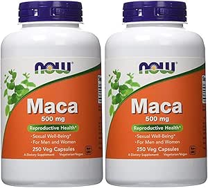 [BRSWIHTQAJ4AIADG] NOW Foods Maca 500mg, 500 Capsules