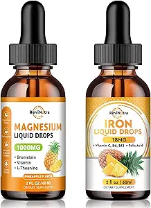[BRSRAHQCOUPRUCT4] Liquid Magnesium & Iron Supplement Pineapple Flavor