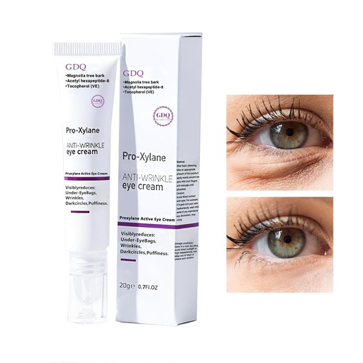 [BRSRAFQ5AFYRS2Y6] GDQ Anti-Wrinkle Eye Cream,Korea Active Anti-Wrinkle Eye Cream,Anti-Aging, Anti-Oxidation,Fade Fine Lines,Reduces Under-Eye Bags, Dark Circles & Puffiness for Youthful,20 g / 0.7 oz