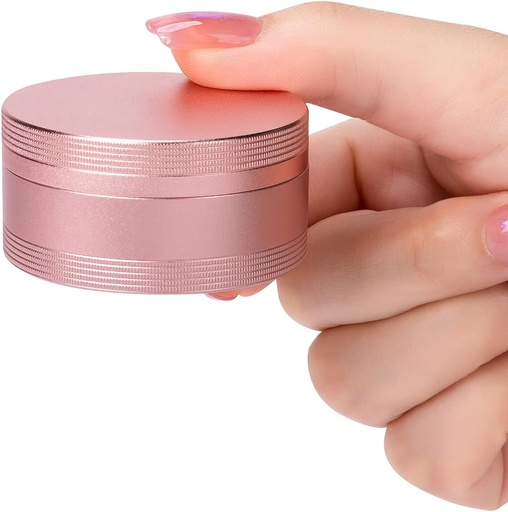 [BRSROGD5BEPQAYD7] Portable Pill Box Pill Case Daily - Waterproof Single Metal Pill Container for Pocket Purse, Aluminium Alloy Round Daily Medicine Organizer to Hold Vitamins, Fish Oil, Medicine Medium Size