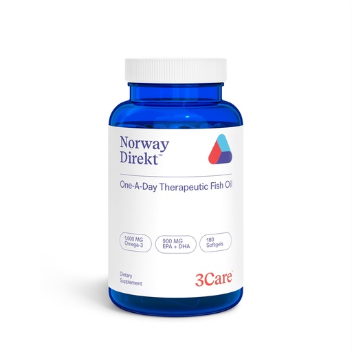 [BRSWECQRBMCA23TD] Norway Direkt Omega-3 Fish Oil 2,000mg of Omega-3 per 2 softgel| 1060mg EPA, 740mg DHA (2 Soft-Gel Serving) Pharmaceutical Grade (180 Softgels)