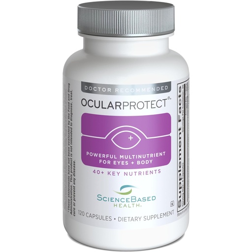 [BRSW2GARCQIBSALX] ScienceBased Health OcularProtect – Daily Multivitamin with Advanced Eye Health Support – 40+ Key Nutrients with Lutein, Zeaxanthin, Turmeric & Quercetin – Immune & Antioxidant Support