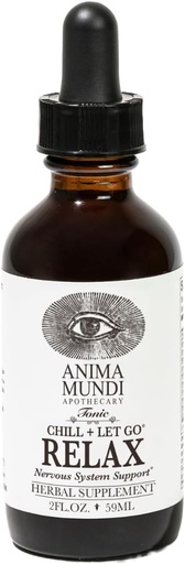 [BRSRO2Y7OEGRSHY2] Simdi Mundi Apothecary Relax Tonic Nervous System Support - Natural Calm Aid & Mood Advancedr - Achieve Stress Relief with Lemon Balm, Passionflower, Chamomile, Ashwagan Root & Lavender (2 fl oz)