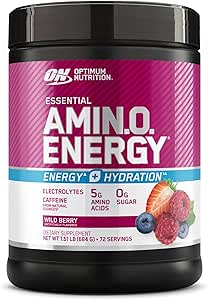 [BRSROAL3CUIBYEI4] Optimum Nutrition Amino Energy + Hydration Wild Berry 72 Servings
