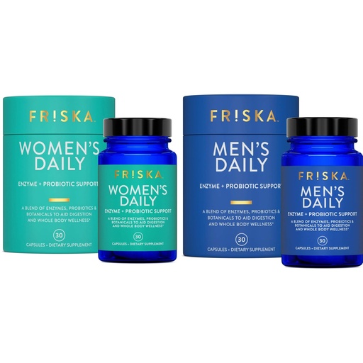 [BRSW2YYDB4CBE3DX] FRISKA Womens and Mens Daily Bundle