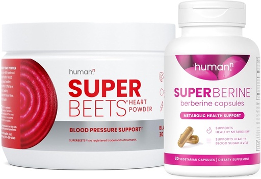 [BRSROAQLOAFBGFLB] Humann SuperBeets Black Cherry Powder & SuperBerine Capsules