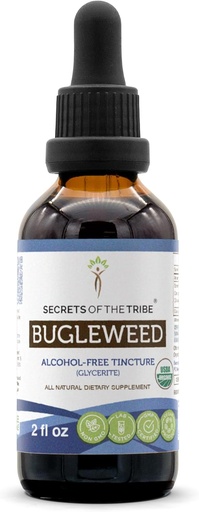 [BRSRMYI6O4FRYCDX] Bugleweed USDA 有机 → 酒精-FREE提取物,高概率草药滴出物,呼吸系统 → 100%认证的有机 Bugleweed (Ze Lan, Lycopus Virginicus) 干草(2 FL OZ)