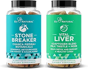 [BRSRA2QKAB7WCHQ4] Stone Breaker and Vital Liver Bundle – Cleanse and Detox for Kidney, Gallbladder, and Liver Support