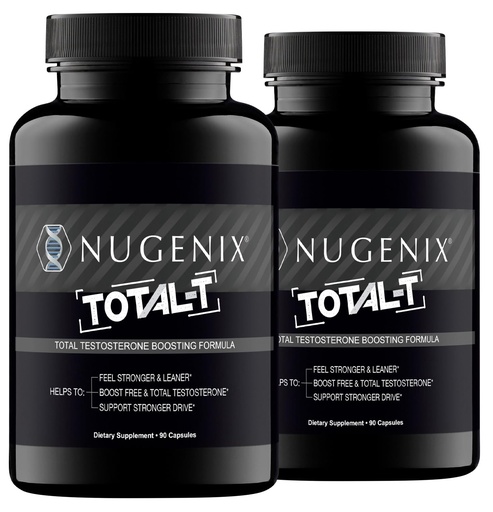 [BRSRAYYCDMCGEHL6] Nugenix Total-T, Free and Total Testosterone Booster Supplement for Men, 180 Count