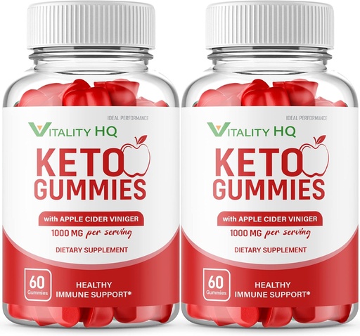 [BRSRM2QNDIHQGD35] IDEAL PERFORMANCE (2 Pack) Vitality HQ Ketos Gummies Vitality Ketos ACV Gummies Vitality ACV Gummie Vitality Ketos Gummies (120 Gummies)