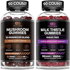 [BRSRMBAOA4BWOA3V] EFFECTIVE NUTRA Mushroom Gummies & Milk Thistle Gummies
