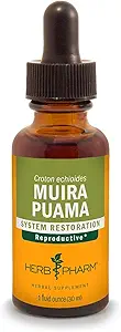 [BRSROBL6OYNAGFLP] Herb Pharm Muira Puama Extract for Reproductive System Support - 1 Ounce (Pack of 2)