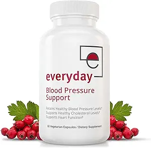 [BRSWGBQ5PJ6RSDY3] Everyday Blood Pressure Support and Hypertension Supplement - Hawthorn Berry, Arjuna, Magnesium, and Rauwolfia for Heart Health, Circulation, and Cholesterol Support (30 Day Supply, 60 Capsules)