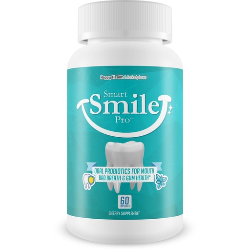 [BRSRAYABAEFWY3DF] Smart Smile Pro - Our Best Oral Probiotics for Teeth and Gums - Oral Dental Probiotics - Probiotics for Teeth Health Supplement - Oral Probiotic Teeth Supplement - Probiotic Teeth Vitamins Supplements