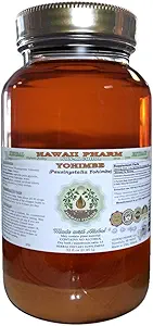 [BRSWKEACCEPBUFDC] Hawaii Pharm Yohimbe Alcohol-Free Liquid Extract, Yohimbe Liquid (Pausinystalia Yohimbe) Dried Bark Glycerite Natural Herbal Supplement, USA 32 fl.oz