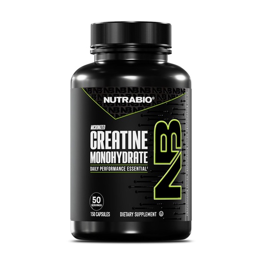 [BRSRAZLRBYCGGELG] NutraBio Pure Micronized Creatine Monohydrate Capsules, Creatine Pills, Supports Bulk Muscle Energy, Recovery, and Strength - Keto Friendly, Kosher, Creatine Nutritional Supplement for Men and Women