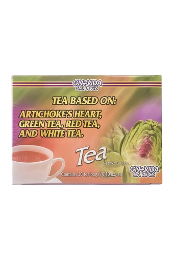 [BRSWIYI7CABBGHLU] 1 Box/Caja Alcachofivida Artichoke TEA- Box with 30 tea bags / Caja con 30 sobres de te