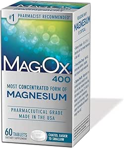 [BRSWIE3YBV4GCETG] Mag-Ox 400 Magnesium, Tablets 60 Each ( Pack Of 4 )