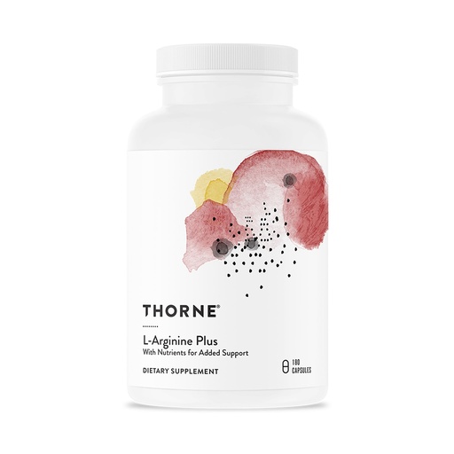 [BRSWKGYMON6QOETY] THORNE - L-Arginine Plus - Added Antioxidant Support - Supports Heart Health, Nitric Oxide Production, Exercise Capacity & Optimal Blood Flow* - Third-Party Certified - Dairy-Free - 180 Capsules