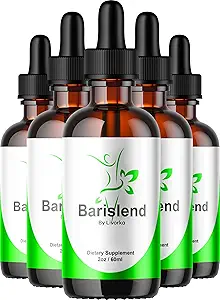 [BRSRABL4B5YRY3L6] (5 Pack) Barislend Drops, Official Barislends Advanced Liquid Drops Formula, BarislendDrop Supplement Premium Liquid Supplement Support, 5 Bottles for 5 Month