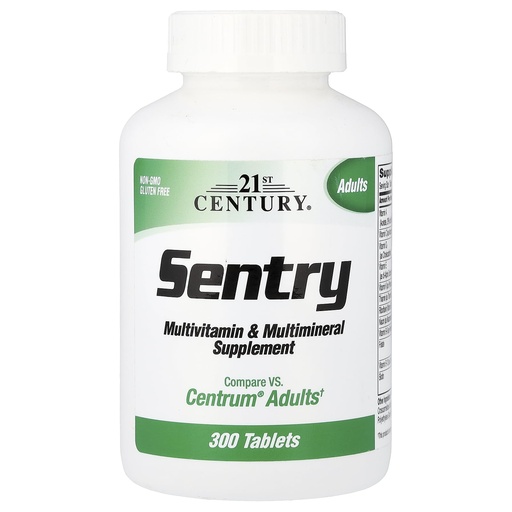 [BRSWIYT6CMCQI2LO] Sentry Multivitamin & Multimineral Tabs, 300 ct