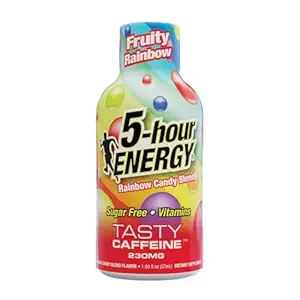 [BRSRAYD7AF6BYYIY] 5-Hour Energy Extra Strength Shots Variety Pack, 18 Count (1.93 fl oz) - Extra Strength Tropical Burst, Hawaiian Breeze, Watermelon Flavors