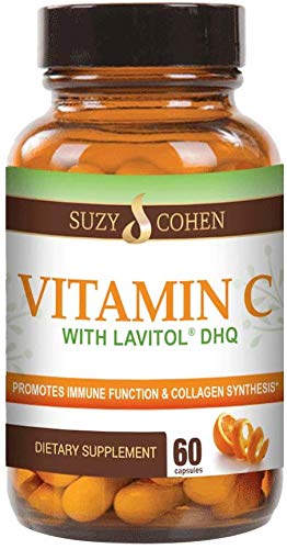 [BRSWYZATOUHQGGTL] 100% Natural Vitamin C from Acerola Cherry with Lavitol DHQ Dihydroquercetin Plus 250 mg Citrus Bioflavonoids - Whole-Food Vitamin C, No Synthetic Ascorbic Acid and No Additives - 250 mg, 60 Capsules