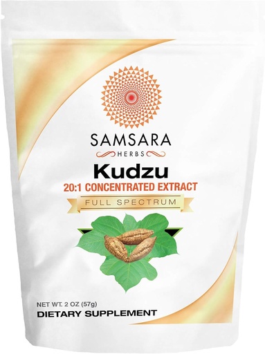 [BRSWKEAFOIDA423M] Samsara Herbs Kudzu Root Extract Powder (2oz/57g) 20:1 Concentrated Extract