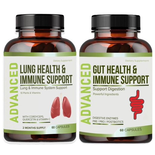 [BRSRAYIDOEMAGCA3] Lung Health & Immune Support Supplement - Lung Cleanse and Detox With Immunity Vitamins For Better Lungs, Immune Defense, Clear Lungs & Deep Breathing Including Quercetin & Cordyceps.Two Months Supply