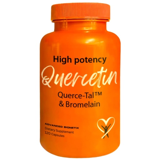 [BRSRMYIOAUCB4EYY] Advanced Bionetix Querce-Tal™ Quercetin + Bromelain 120 Veg Capsules | High Potency Enhanced Absorption Bioavailability. Supports Anti-Oxidant, Flare up Events, Heart Immune Health, Packaging May Vary