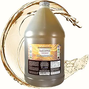 [BRSWIBYOBBYQK236] True Colloidal Copper Dietary Supplement - 1 US Gallon in Opaque BPA-Free Plastic Jug