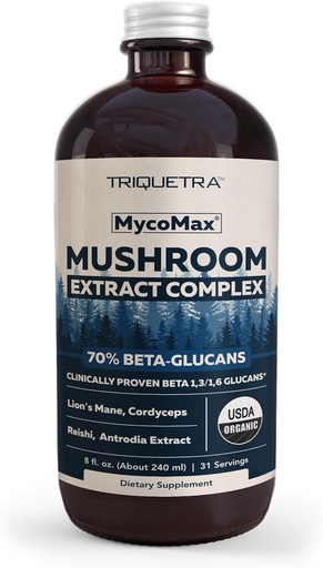 [BRSRAZYDOQHBG2A3] La mevacoMax Munshruple complex - 70% Beta Glucans, Max Potència Mix suplementari, US Anad + Ultrasical Extravention - Lions Mane, Cordicadors, Reishi i More - Promots Cognition, Imunity, Energia 8 oz.