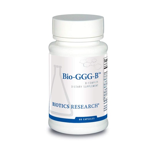 [BRSWGFA6DMHWKGQ6] Biotics Research Bio GGG B, B Complex, Biochemically activated forms of B vitamins, Thiamin, Riboflavin, Niacin, B6, B12, Folate Produce Energy, Optimize Positive Mood,Cardiovascular Health 60 Capsule
