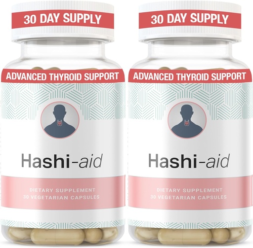 [BRSW2C33CUIRYDT5] IBDassist TM Hashi-ren laguntza Tiroideen euskarria emakumeentzat eta gizonentzat - Hashimotoren gaixotasun eta Hypothyroidismoarentzako Thyroid gehigarria* - Ashwagandha, Selenium, Zinc, Essential Vitamins & More - 30 kapsula (2 Pack)
