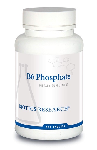[BRSWIZ35BENAY3D4] Biotics Research B6 Phosphate Biologically Active Form of Vitamin B6 (pyridoxal-5-phosphate), Supports Immune Function, Metabolism, Cardiovascular Health 100 Tablets
