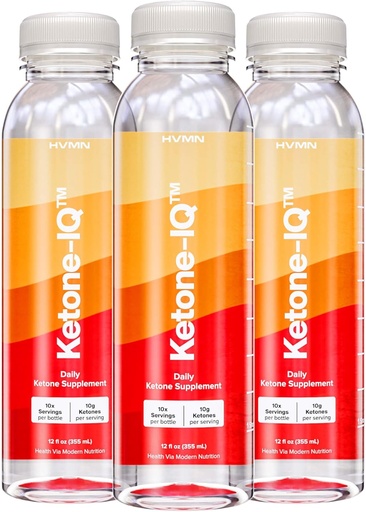[BRSRMAA5PNYGODQ6] H.V.M.N. Ketone IQ Starter Kit | Clean, Natural Energy to Power your Brain & Body | Sugar Free, Caffeine Free, No Salt | 30 Servings of Drinkable Ketones to Rapidly Elevate Ketone Levels (3ct)
