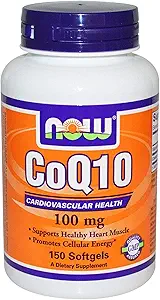 [BRSWIHI4OACW2FLO] Now Foods, CoQ10 100mg, 150 Softgels (Pack of 2)