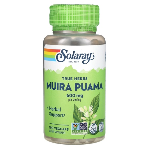 [BRSWIYTYOAIA2FL2] SOLARAY Muira Puama - 300 mg - 100 Capsules