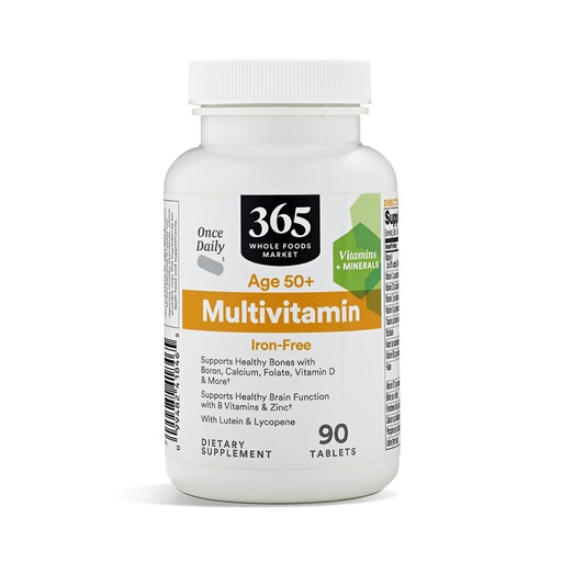 [BRSWGZQBOV7BQFDX] 365 by Whole Foods Market, Age 50+ Multi Once Daily, 90 Count