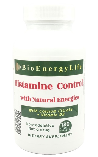 [BRSRO2Q6AEHAO23D] Histamine Control with Natural Energies - 120 Tablets - with Natural Frequencies of HNMT and DAO enzymes to Help Control Histamine Levels