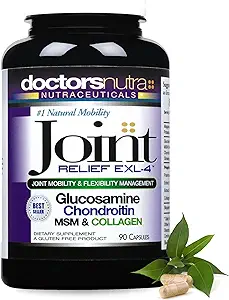 [BRSWGYIBB5YGEH35] Joint Support Supplement Glucosamine, Chondroitin, Turmeric, MSM, and Collagen 90 Capsules