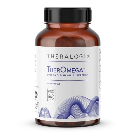 [BRSWYAI6BAJQYDTA] Theralogix TherOmega Omega-3 Fish Oil Supplement - Supports Heart, Brain, Immune & Joint Health* - 700 mg DHA & EPA from Wild Alaska Pollock - Sustainably Sourced - NSF Certified - 90 Softgels