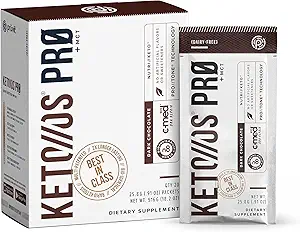 [BRSWYZINDMPGM3LZ] Pruvit Keto//OS Pro Dark Chocolate + MCT Ketones - Keto//OS Pro Supplement for Energy Boost, Better Digestion and Helps Combating The Aging Process - 20 Pack