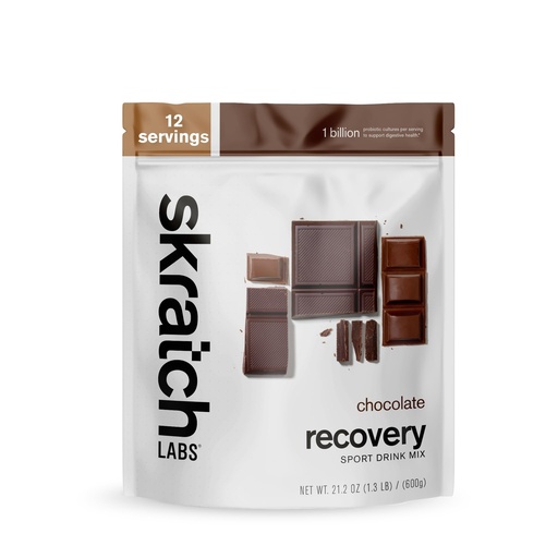 [BRSWGZD6DMPW23A2] Skratch Labs Post Workout Recovery Drink Mix with Chocolate, (21.2 oz, 12 Servings) with Complete Milk Protein of Casein, Whey, Probiotics, Gluten Free, Kosher, Vegetarian