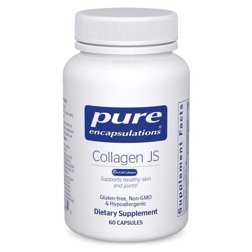 [BRSWIY36OJ5GA336] Pure Encapsulations Collagen JS - Skin & Joint Health* - 1,000 mg Hydrolyzed Biocell Collagen - Gluten Free & Non-GMO - 60 Capsules