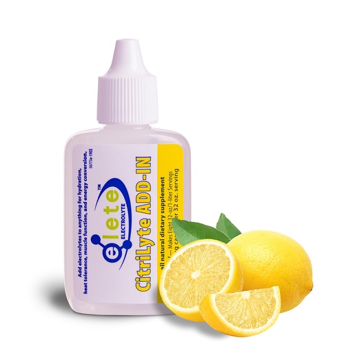 [BRSWGCD4BMDWY2YV] elete CitriLyte Electrolyte Add-in Hydration Drops | Sodium, Magnesium, Potassium & Trace Minerals | Slight Lemon Flavor | Cramp Relief | Transform Any Drink into a Sports Drink, 24.6 mL