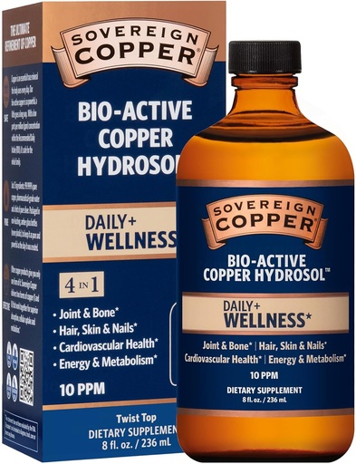 [BRSW2GIKCEFGGG3K] Soberano Cobre Bio-Active Copper Hydrosol, 8oz