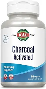 [BRSWIYTYO4HQEE3M] KAL Charcoal, Activated Coconut Shell 280mg | 100ct